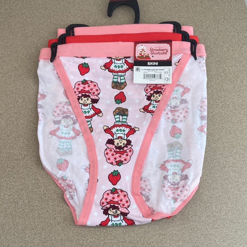 Strawberry Shortcake Pink Bikini Panties Set